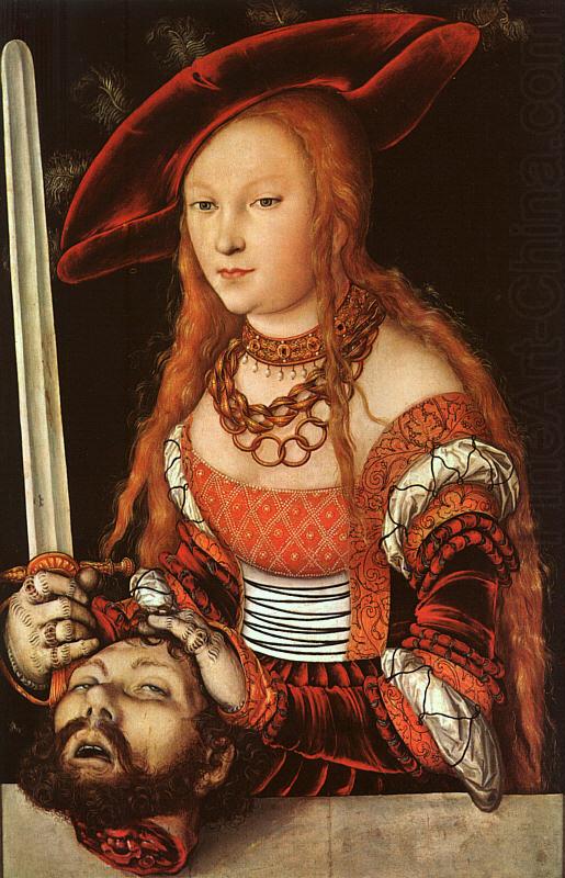 Lucas  Cranach Judith with the Head of Holofernes china oil painting image